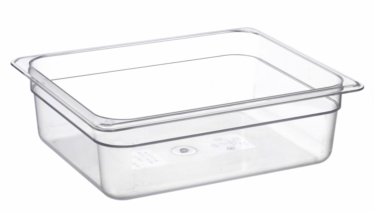 GN-Behälter GN 1/2 325 x 265 x 100 mm Polycarbonat transparent