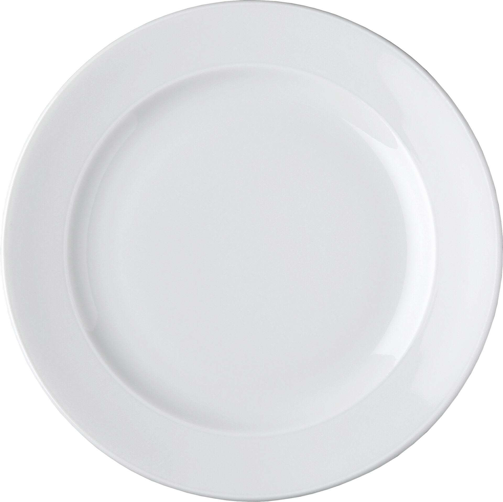 Teller Fahne flach "Rotondo" 25 cm Hotelporzellan