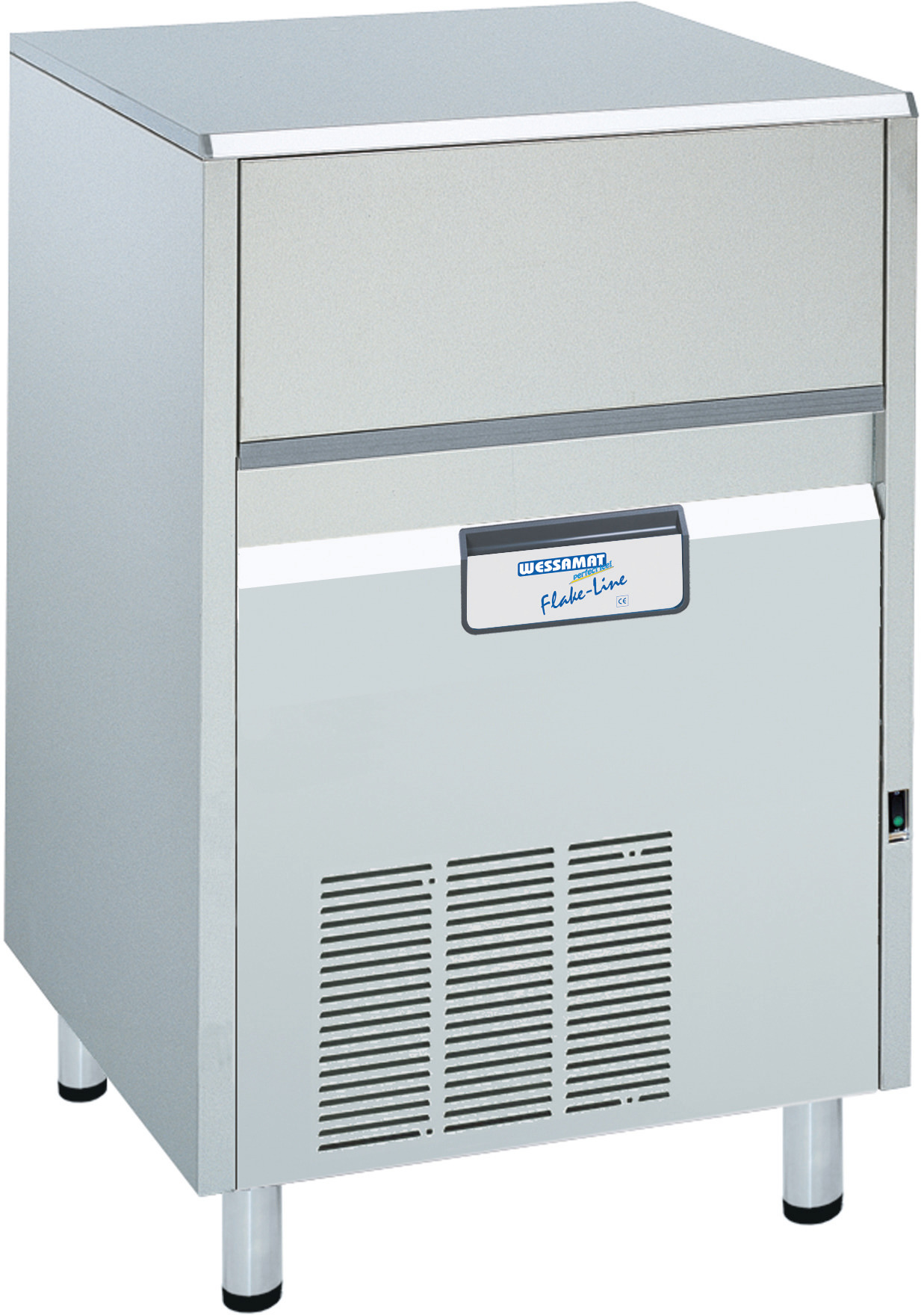 Flockeneisbereiter F 125 W/135,00 kg/24h / 42,00 kg Vorrat / Wasserkühlung