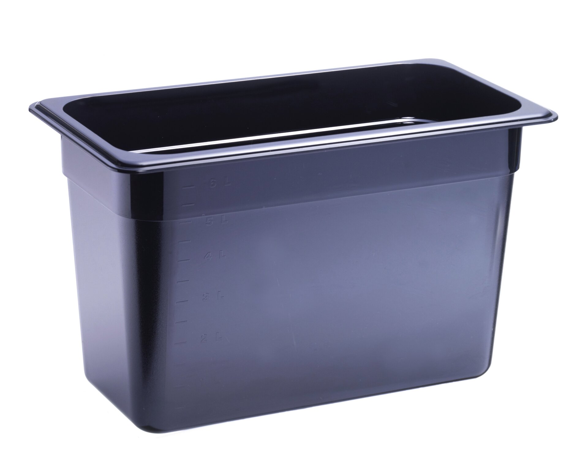 GN-Behälter GN 1/3 325 x 176 x 200 mm Polycarbonat schwarz