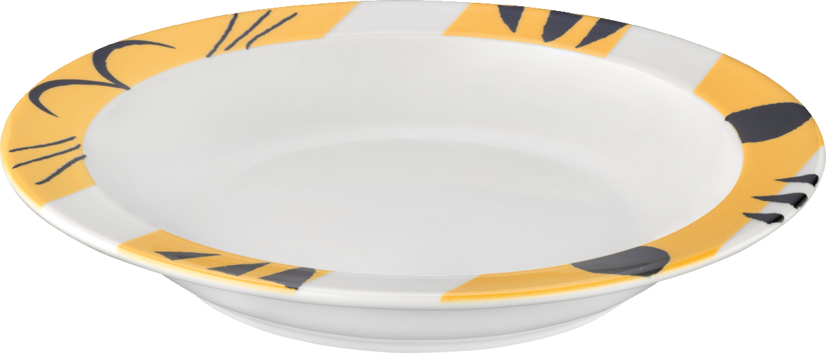 Teller tief rund Fahne 214 mm / 0,42 l Kids Tiger B1100