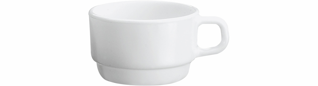 Tasse stapelbar 97 mm / 0,13 l Careware White