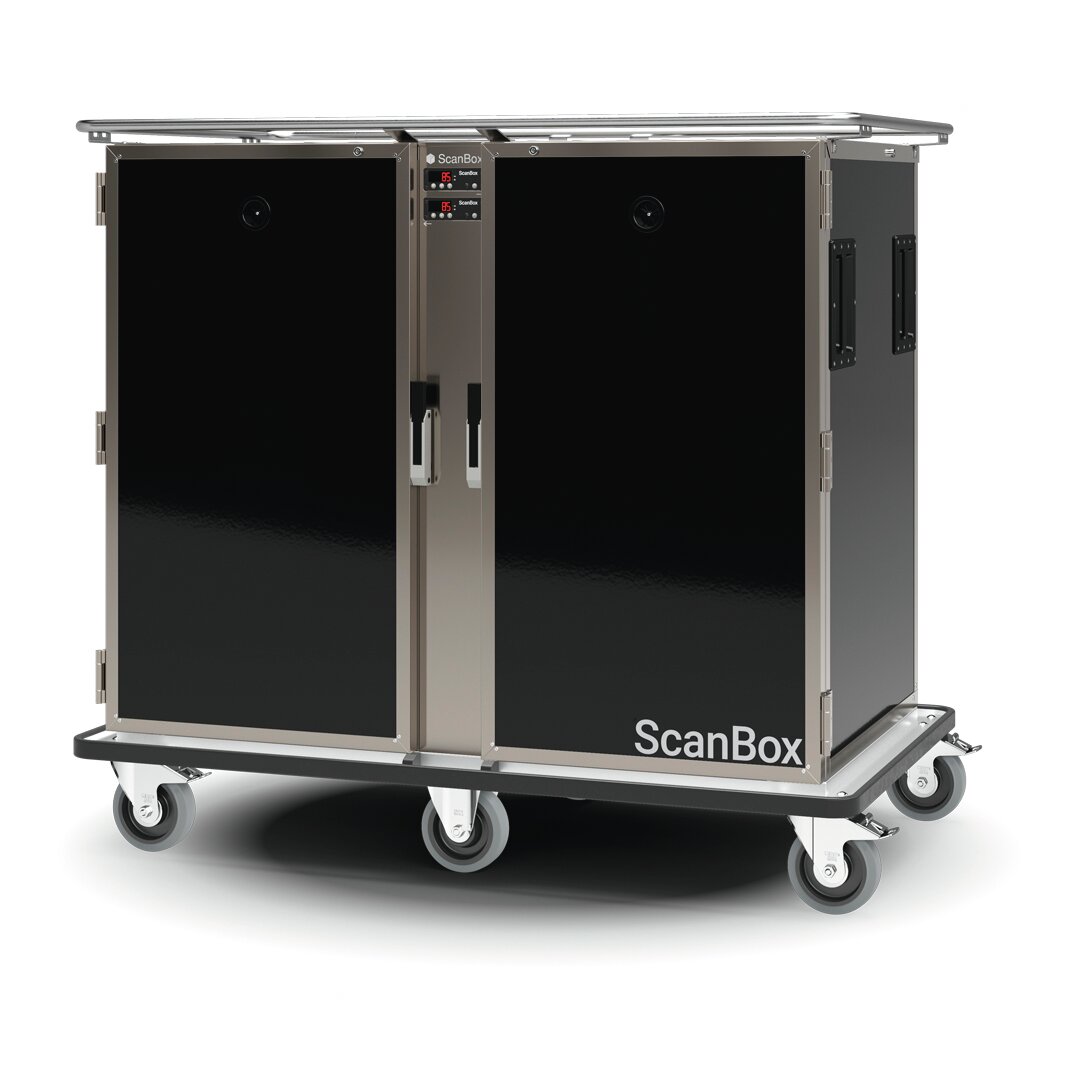 Speisentransportwagen 2 x 12 Einschüben GN 2/1-65 Umluftheizung