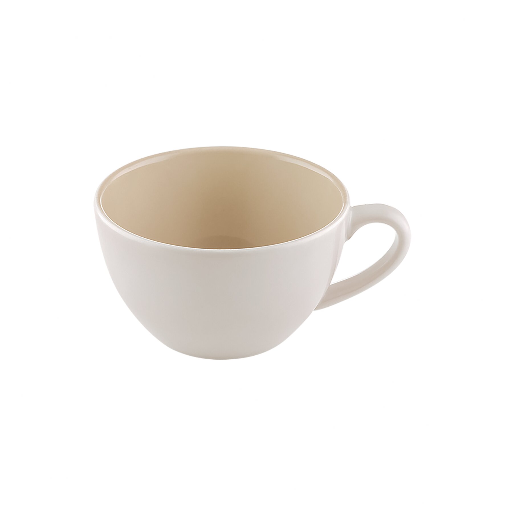 Kaffeetasse 107 mm / 0,35 l beige uni
