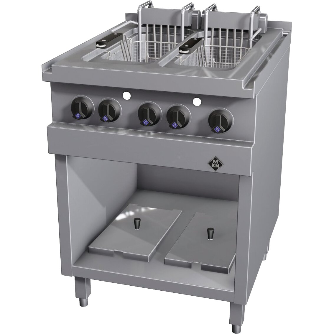 Elektro-Fritteuse 2 x 12,50 l /London II 20,00 kW / 600 x 700 x 700 mm + Zusatz