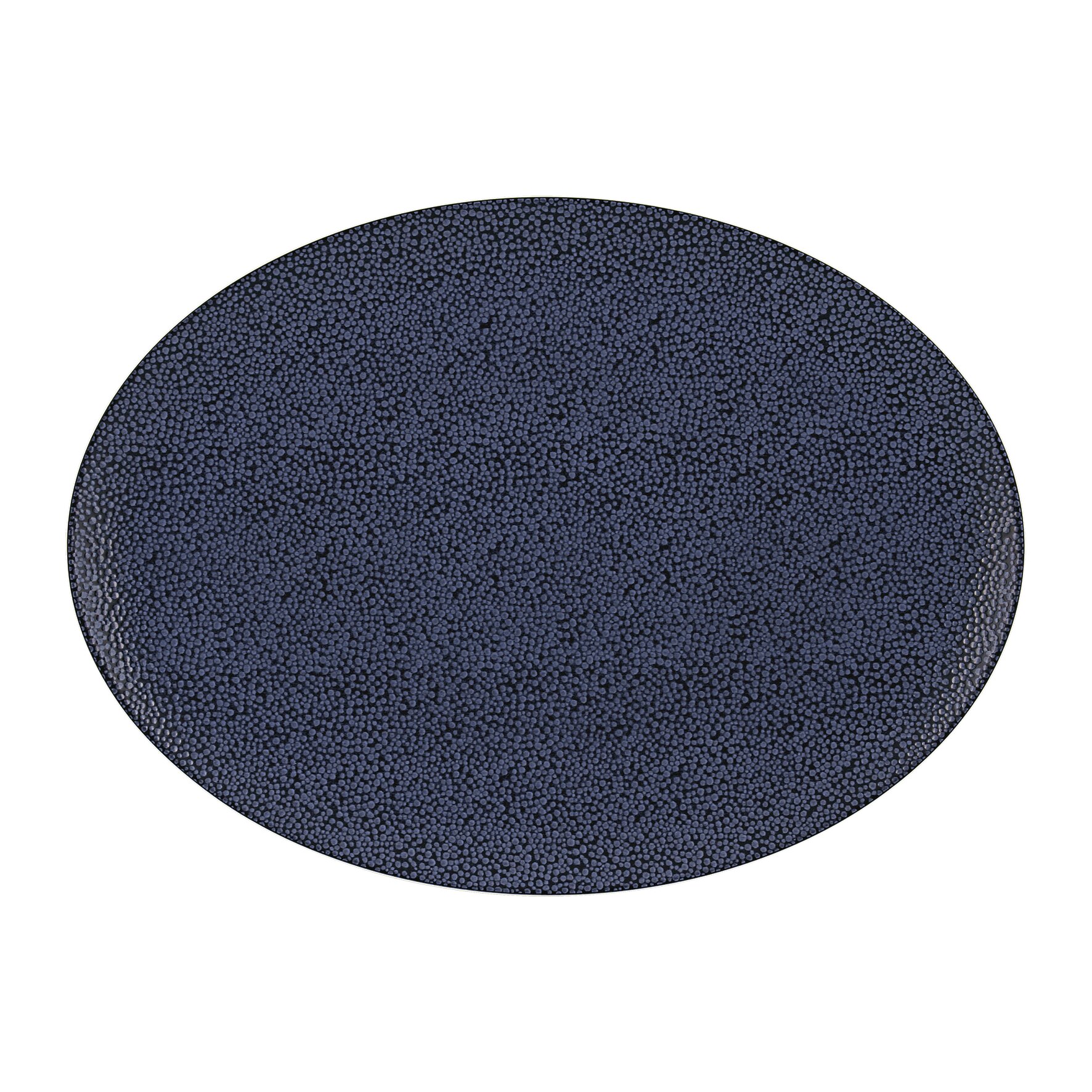 Coupplatte oval 370 x 272 mm dark