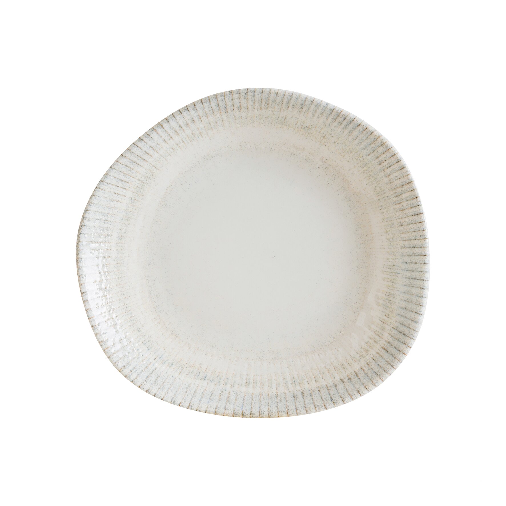 Teller flach Vago 250 x 234 mm creme Galata