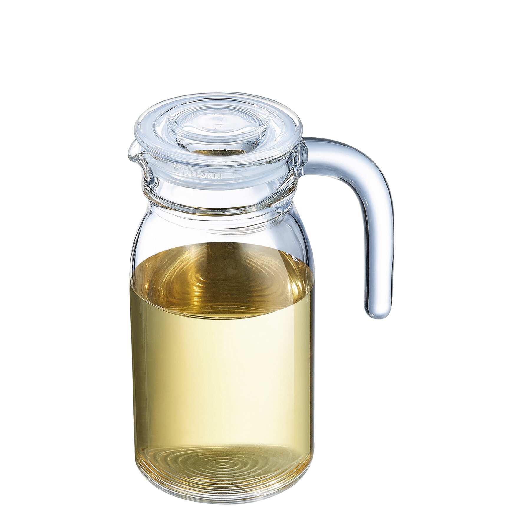 Krug mit Glasdeckel 0,75 l Spring