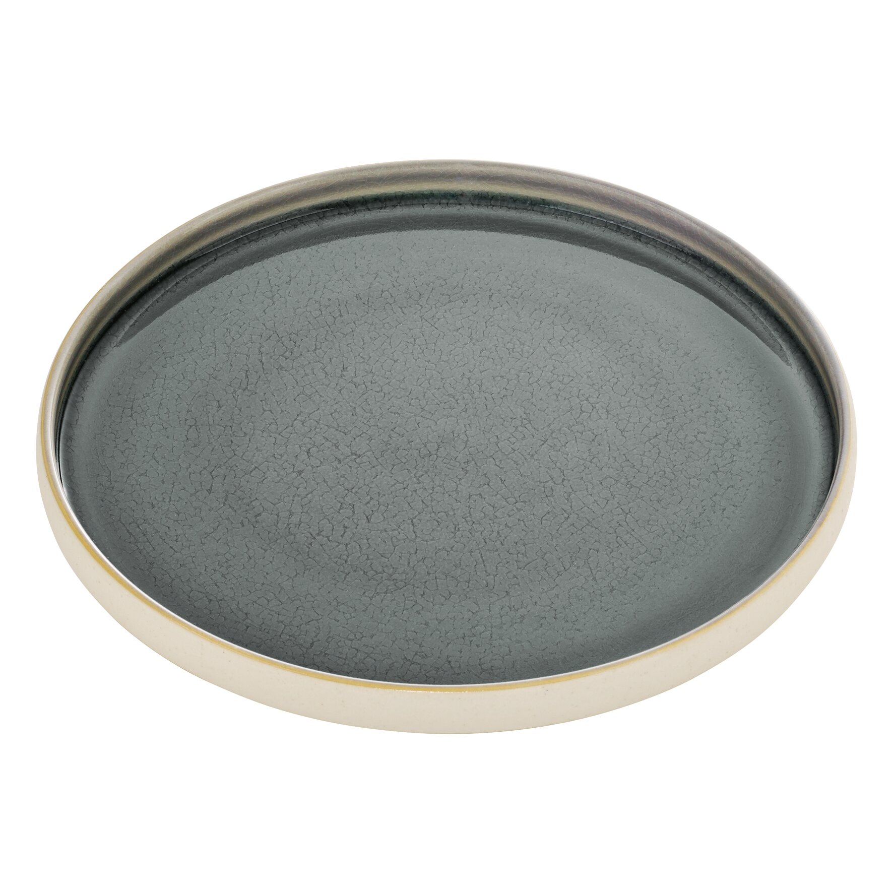 Teller flach 210 mm / 0,34 l grau Nara grau