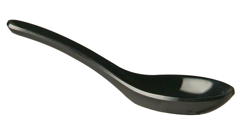 Fingerfood-Löffel 130 x 45 x 45 mm schwarz