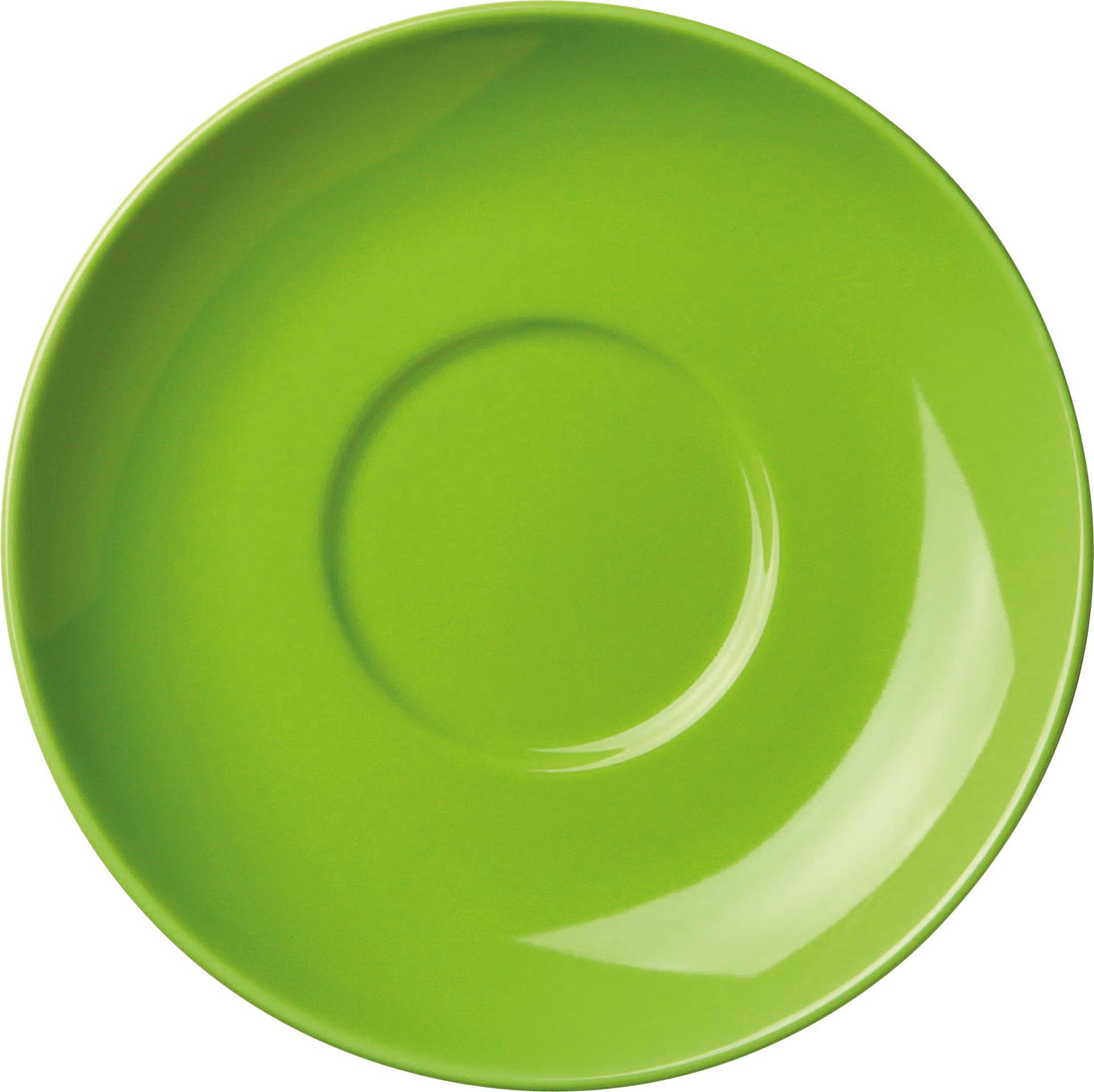 Jumbo- / Latte-Untertasse "Barista" limette