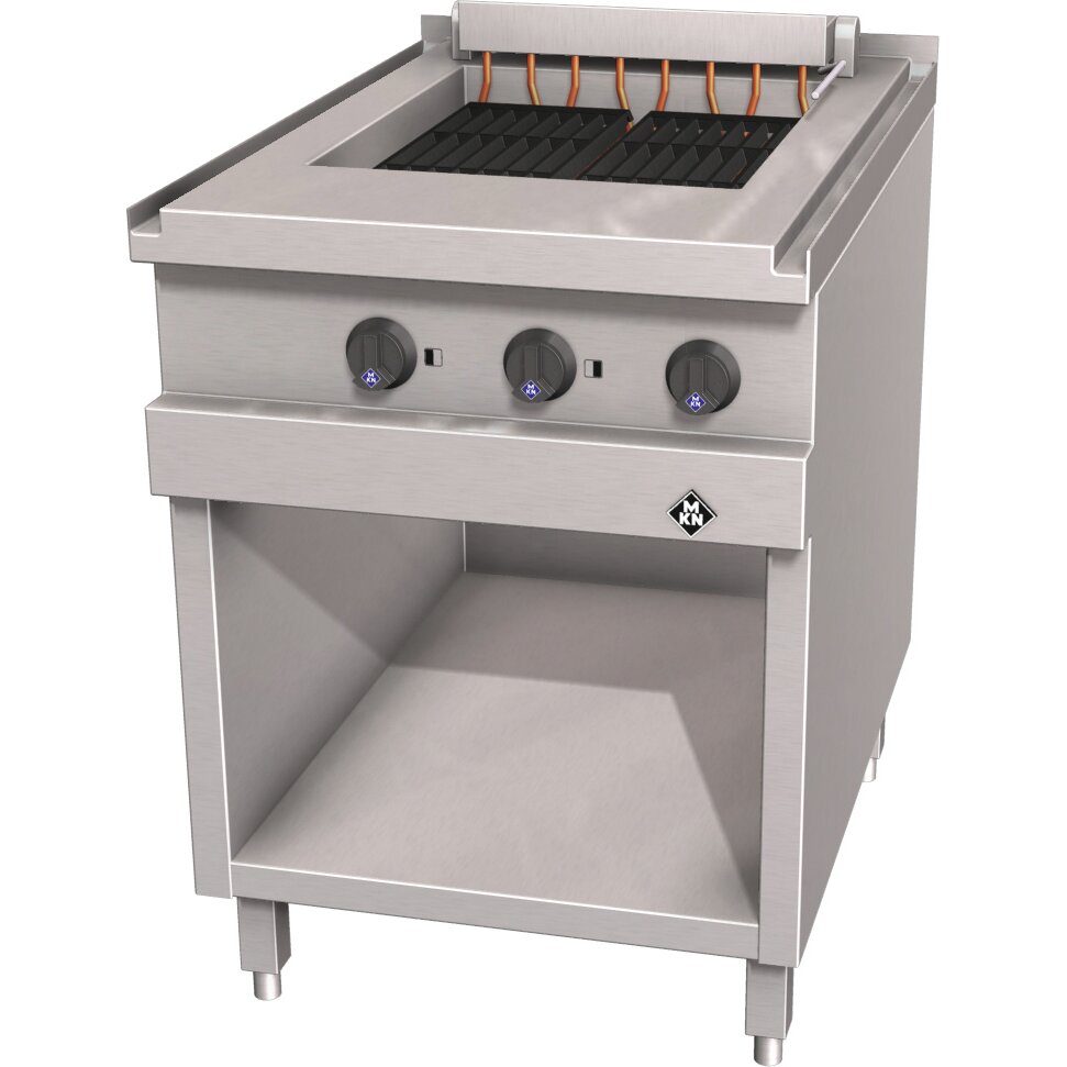 Elektro-Infra Grill 2 Heizzonen /  Optima 850 / Grillfäche 380 x 470 mm
