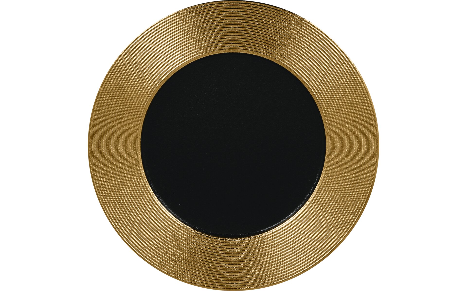 Teller flach 270 mm gold