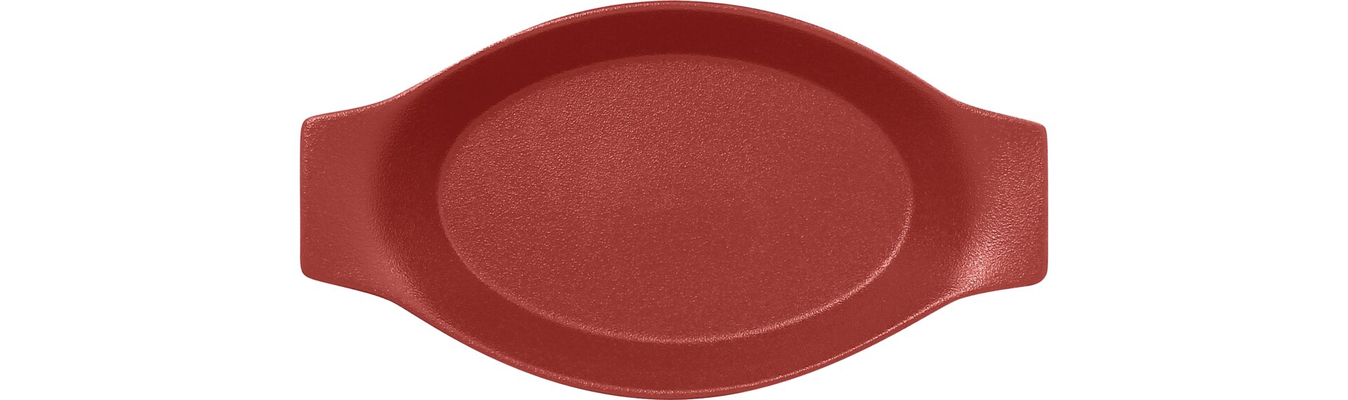 Schale oval mit Griffen 300 x 160 mm / 0,78 l magma