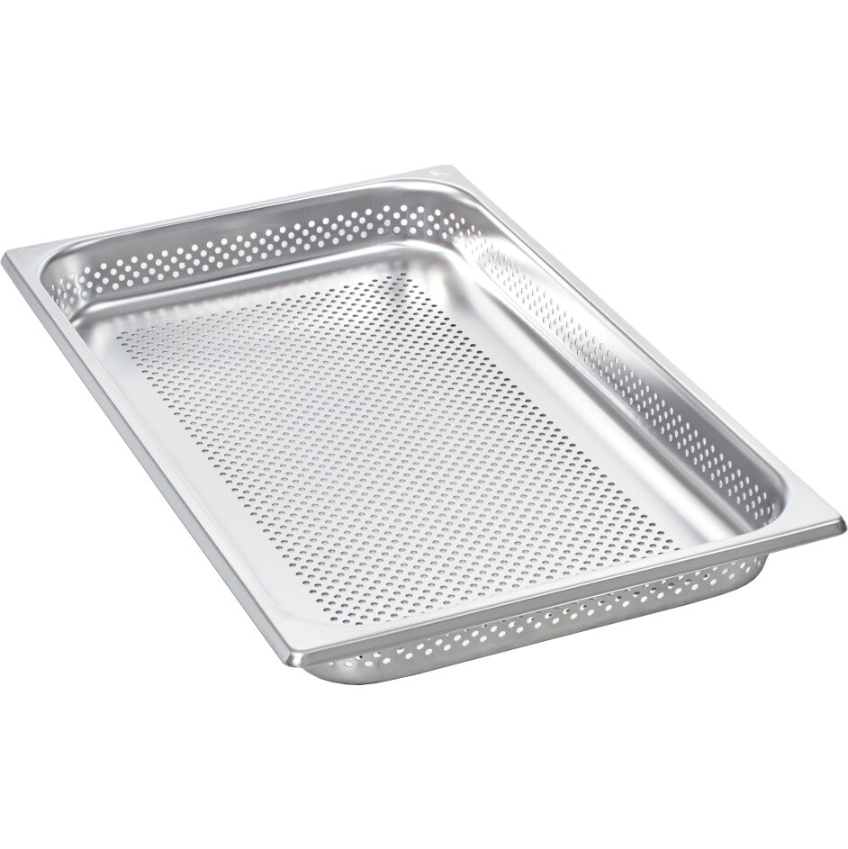 GN-Behälter gelocht GN 1/1 /  530 x 325 x 55 mm / Edelstahl