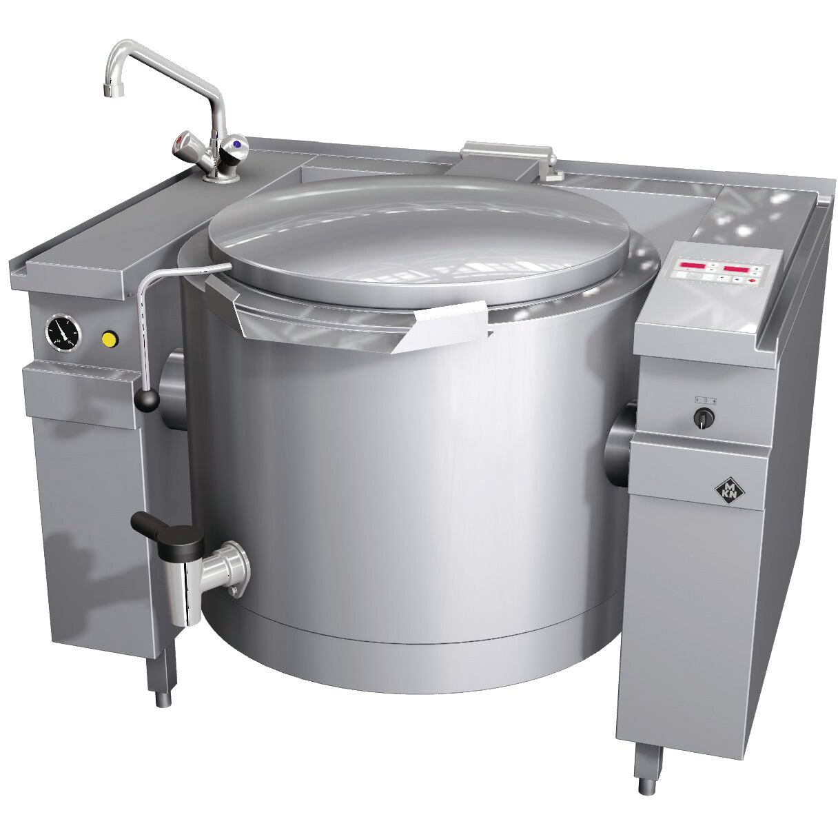 Elektro-Kipp-Schnellkochkessel 100,00 l Motorkippung Vapro + EcoControl
