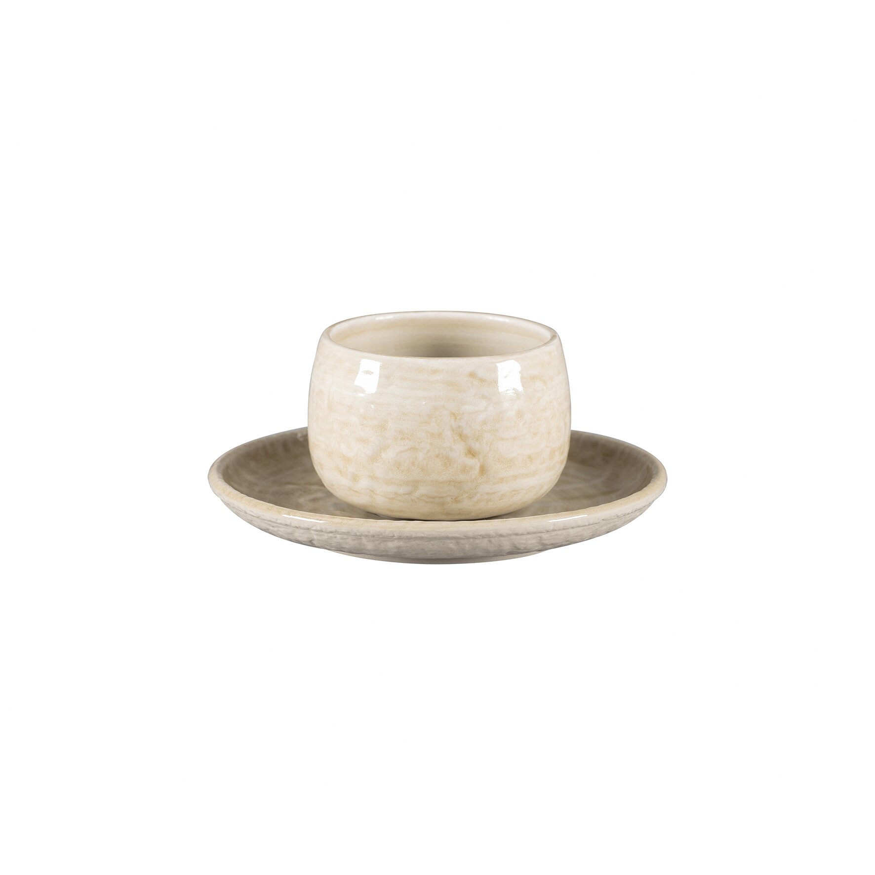Tasse ohne Henkel 90 mm / 0,30 l Vanilla beige Krush Vanilla Beige