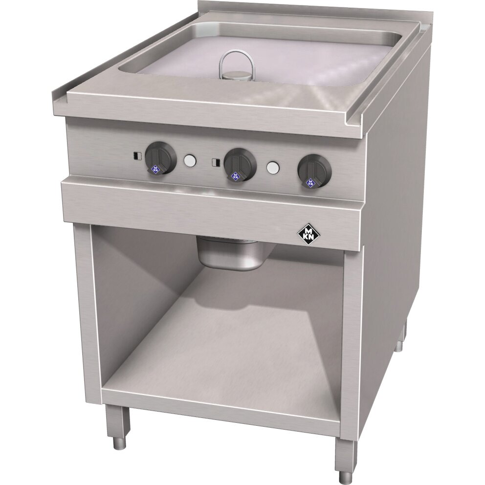 Elektro-Griddleplatte glatt PowerBlock / 1 Supra / Bratfläche 500 x 540 mm