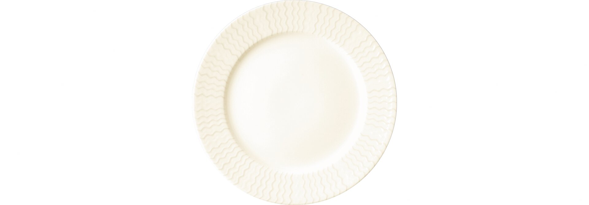 Teller flach 150 mm crème