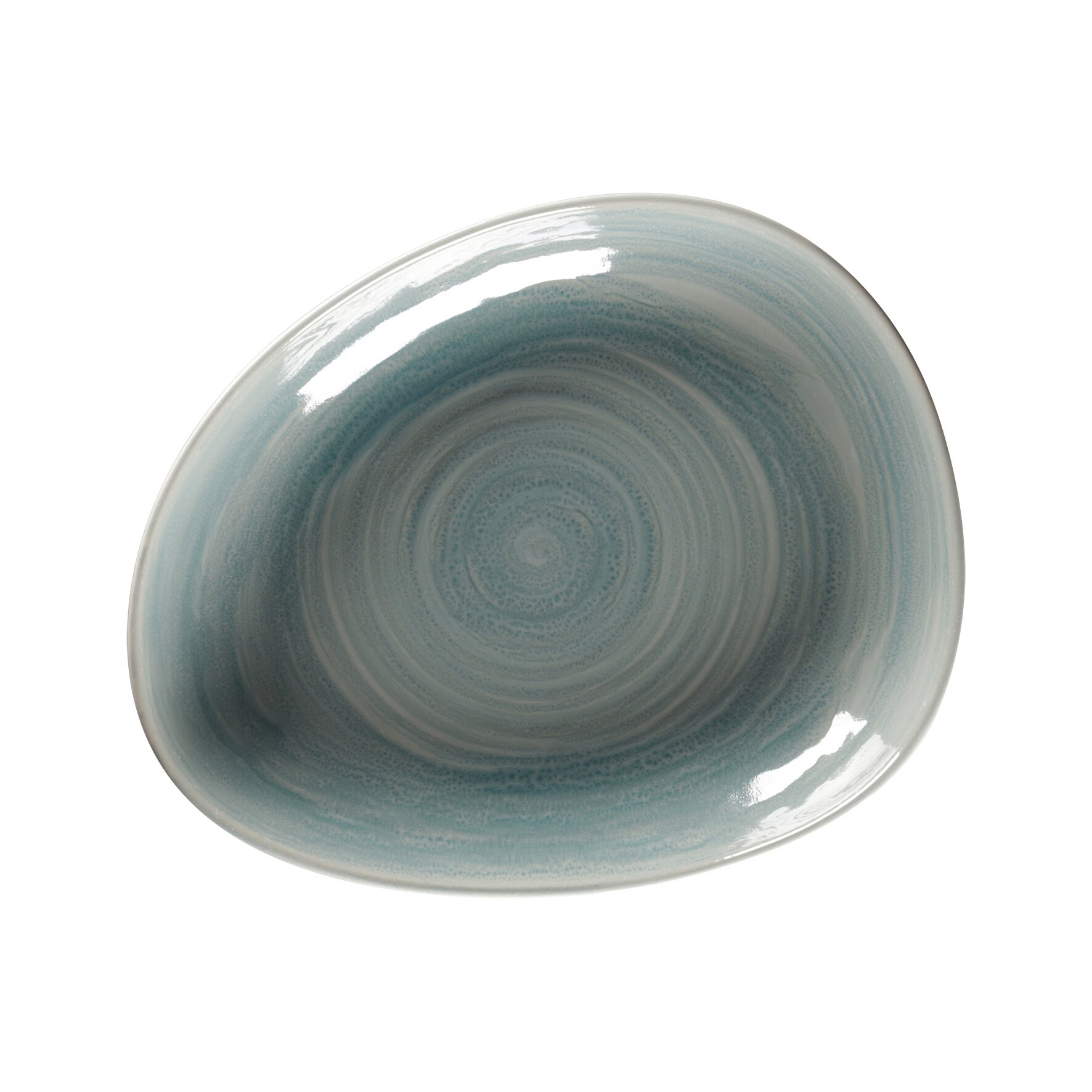 Teller tief organisch 278 x 227 mm / 0,98 l sapphire blue Spot Sapphire Blue
