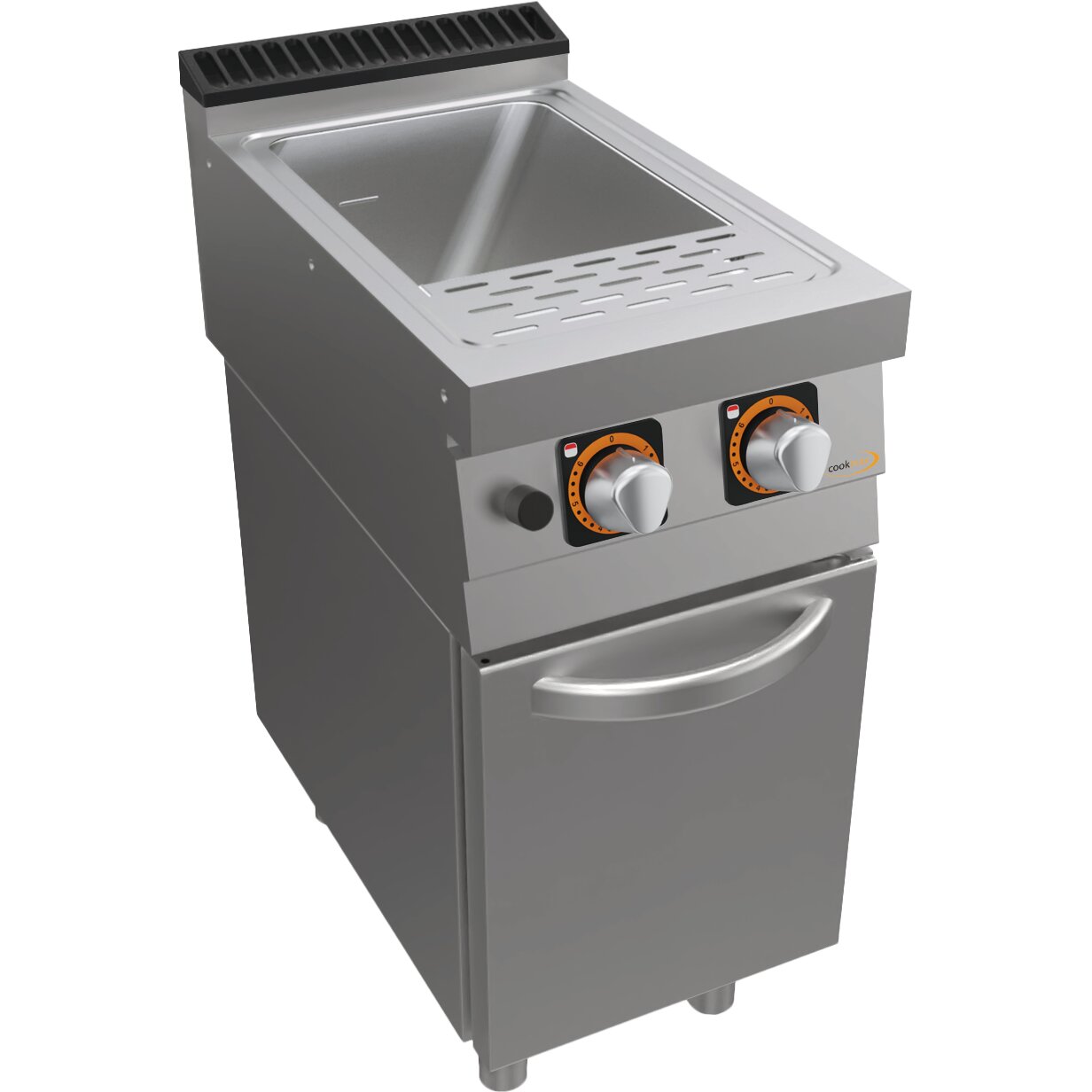 Gas-Nudelkocher, 1 x 26 l, Unterbau mit Türen