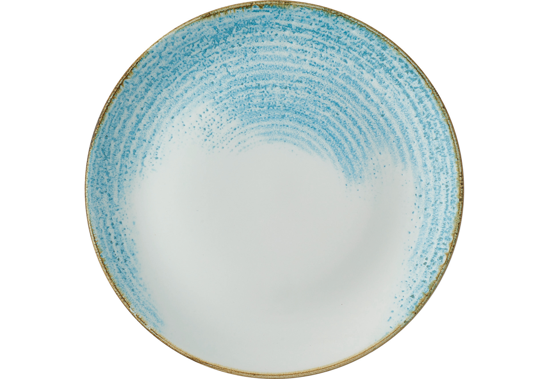 Coupeteller flach 260 mm Homespun Accents Aquamarine