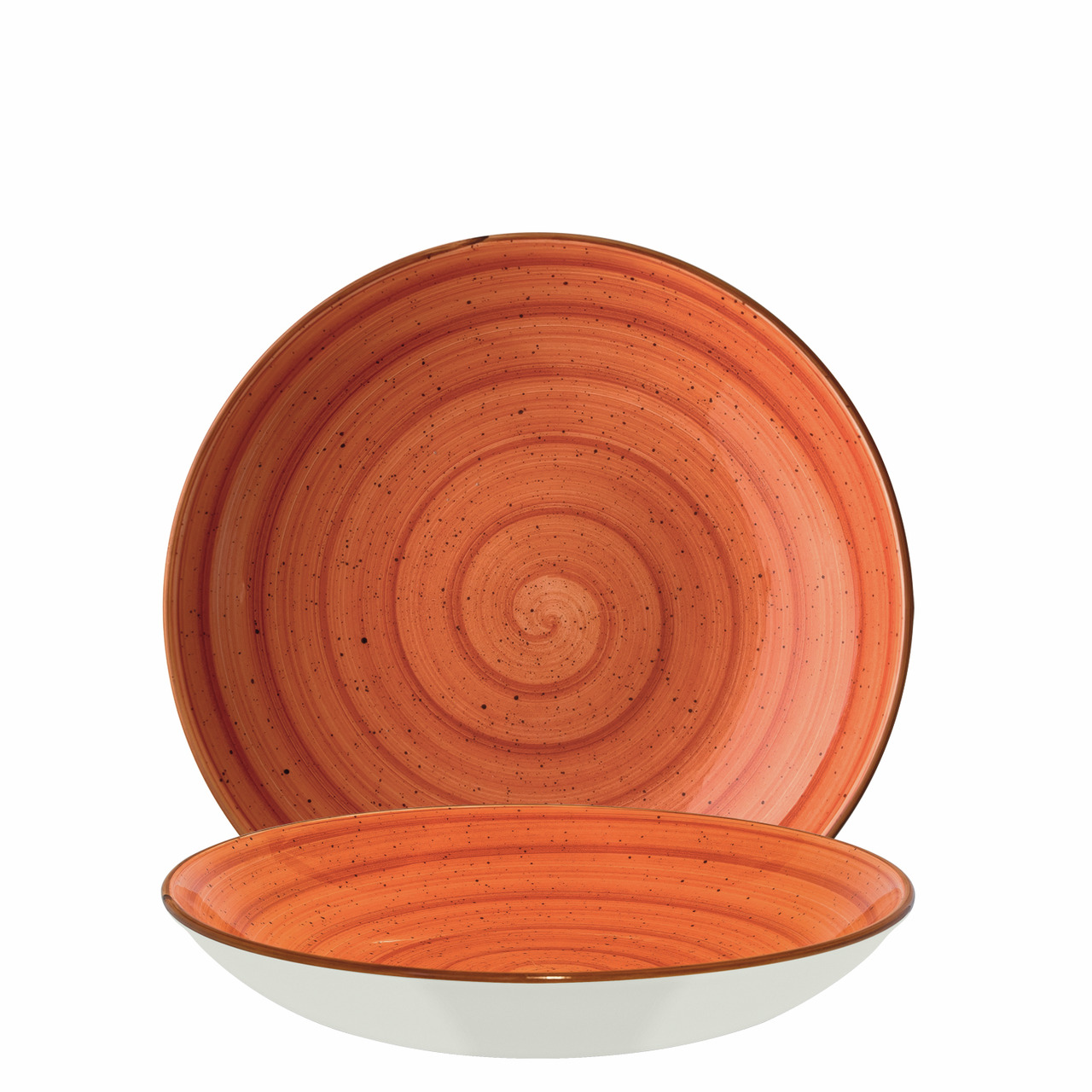 Teller tief Bloom 230 mm / 1,00 l Aura Terracotta