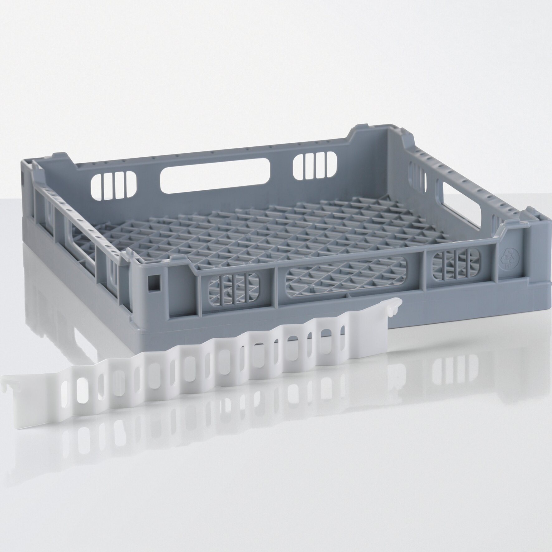 Gläser / Tassen Zickzack-Teiler Größe S / Kunststoff / 390 x 43 x 3 mm