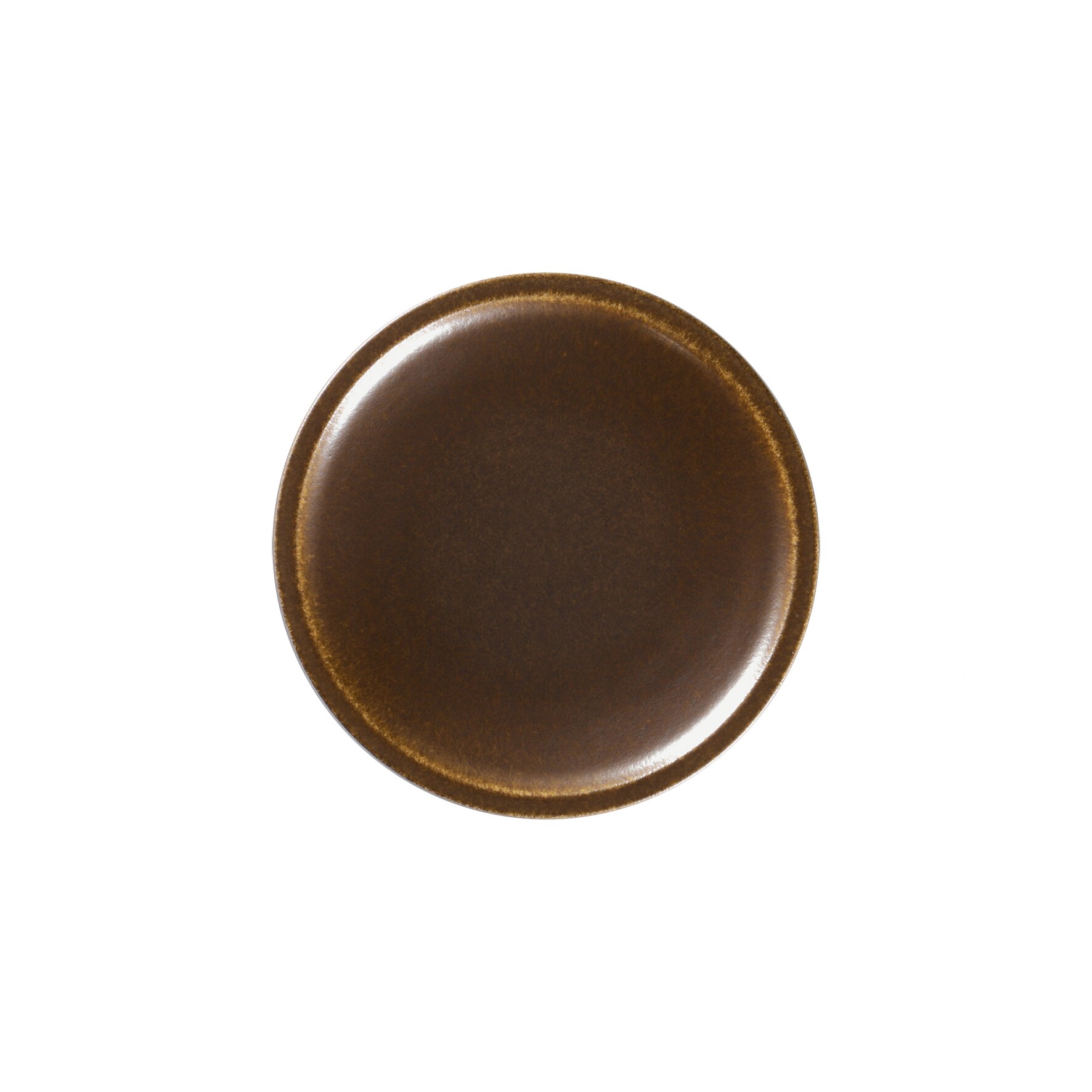 Teller flach coup 204 mm rust brown Ease Rust Brown