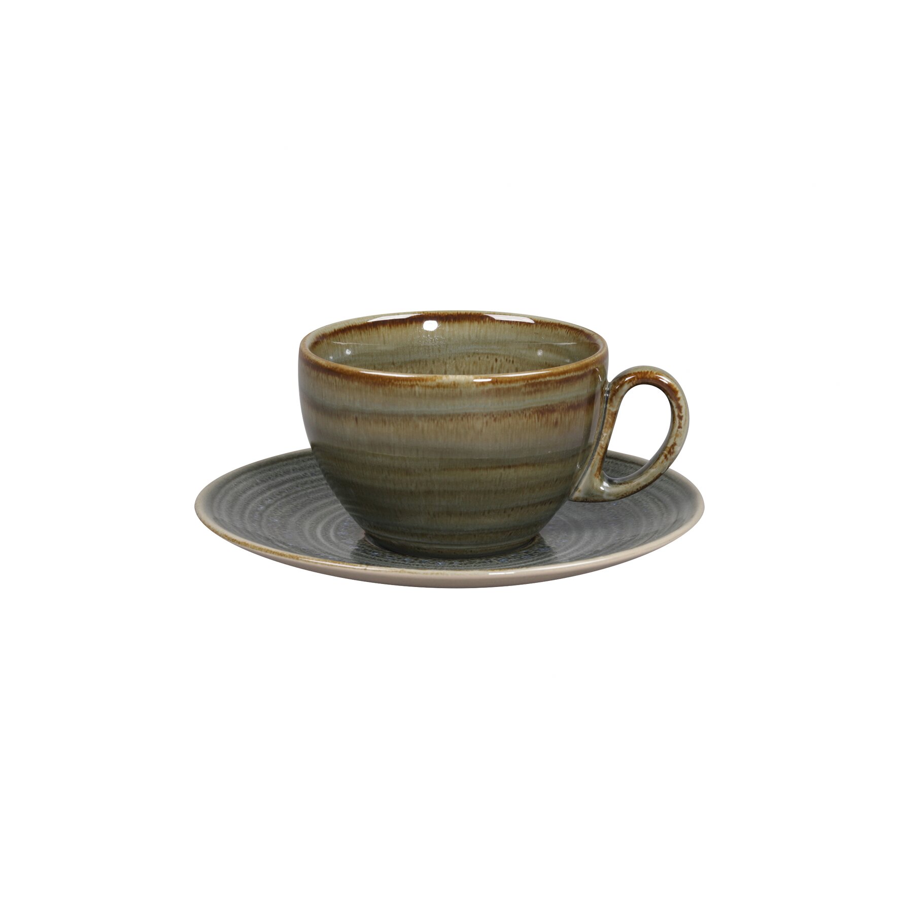 Kaffeeuntertasse 170 mm peridot green Spot Peridot Green