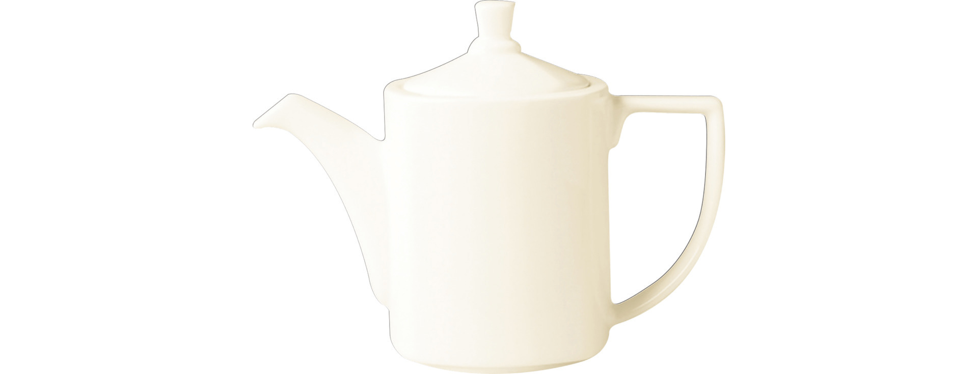 Kaffeekanne mit Deckel 0,70 l crème