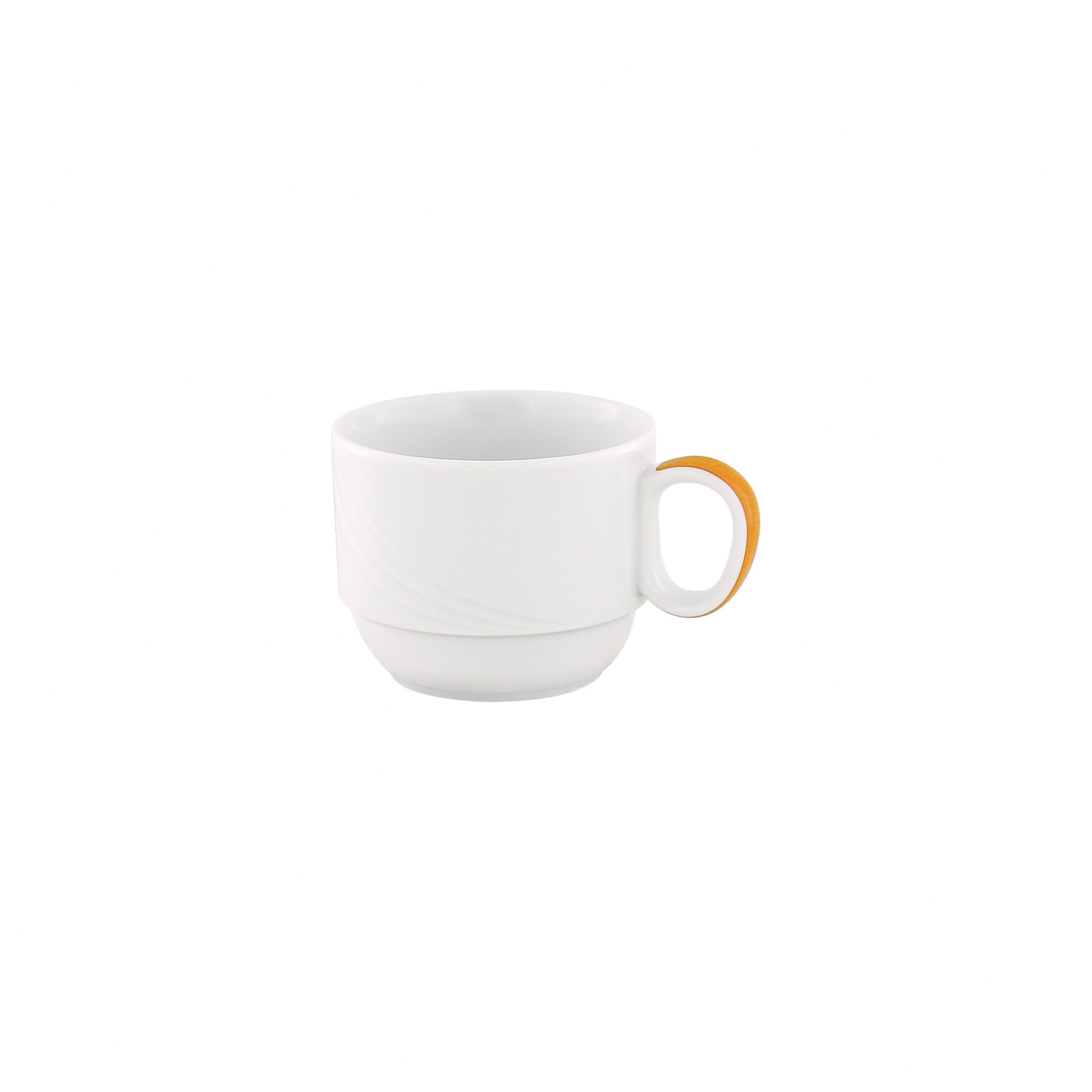 Spezialtasse stapelbar 79 mm / 0,18 l orange Donna Senior