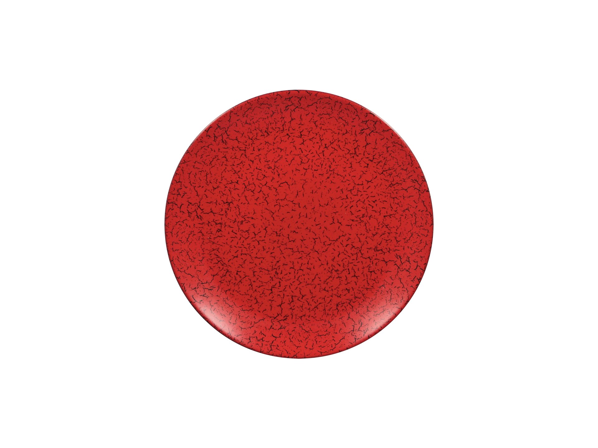 Coupteller flach 240 mm rot