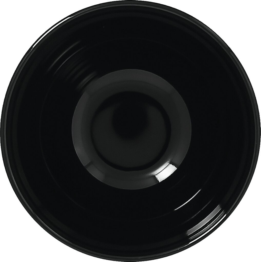 Schale rund doppelwellig 123 mm / 0,42 l schwarz Aurea