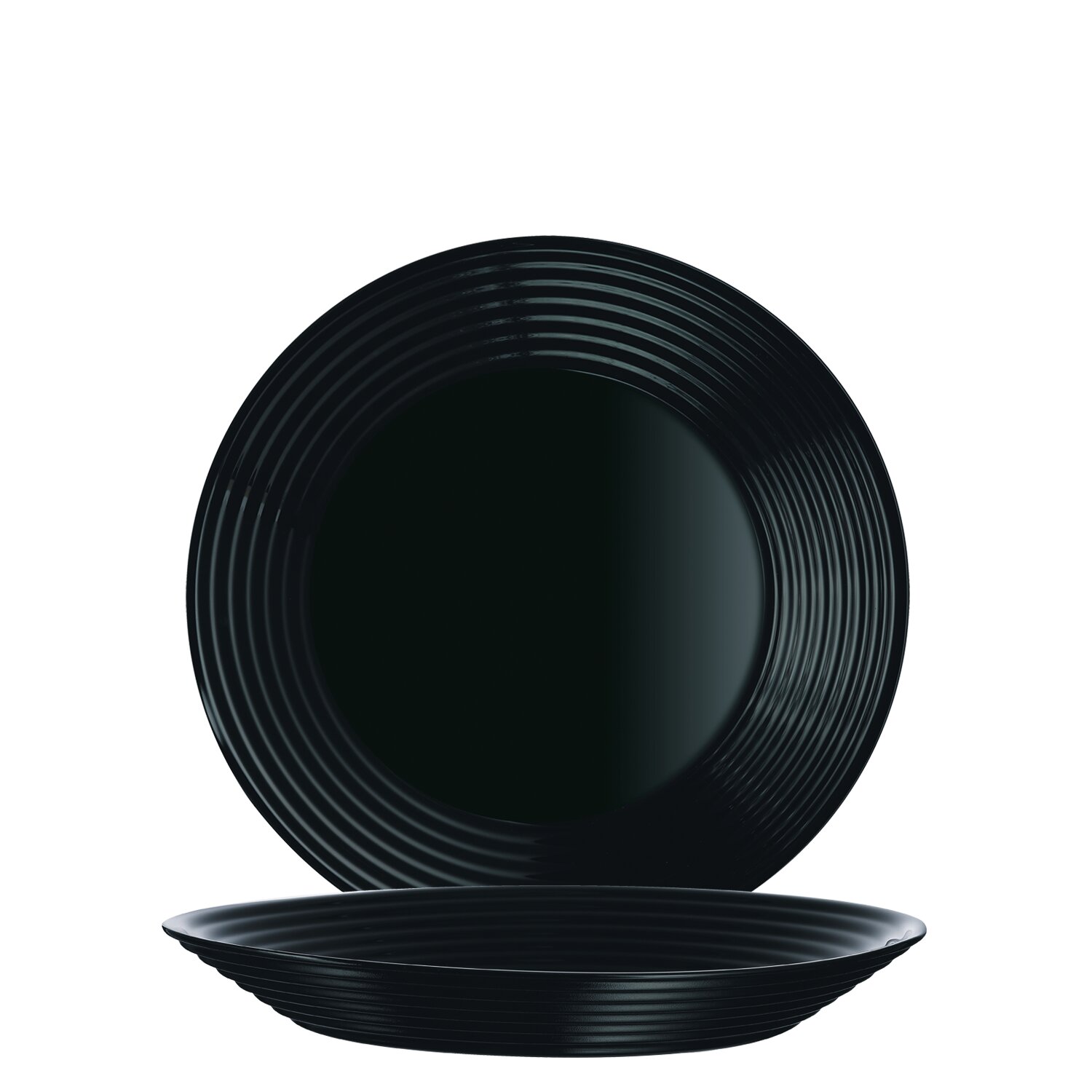 Teller tief 235 mm schwarz