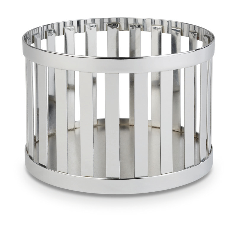 Korb / Ständer 150 x 150 x 105 mm Chrom poliert