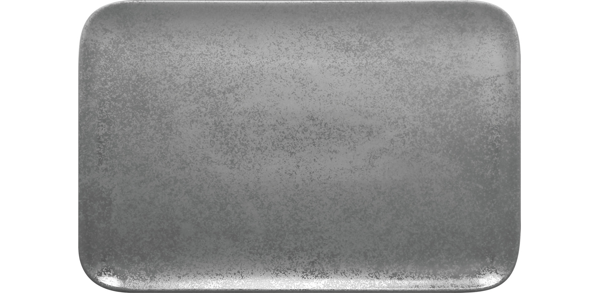 Platte rechteckig 330 x 220 mm grau