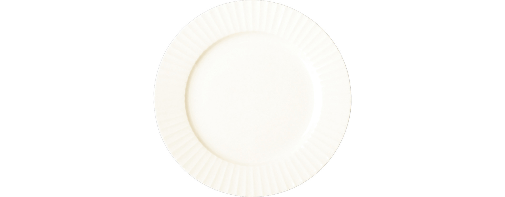 Teller flach 170 mm crème