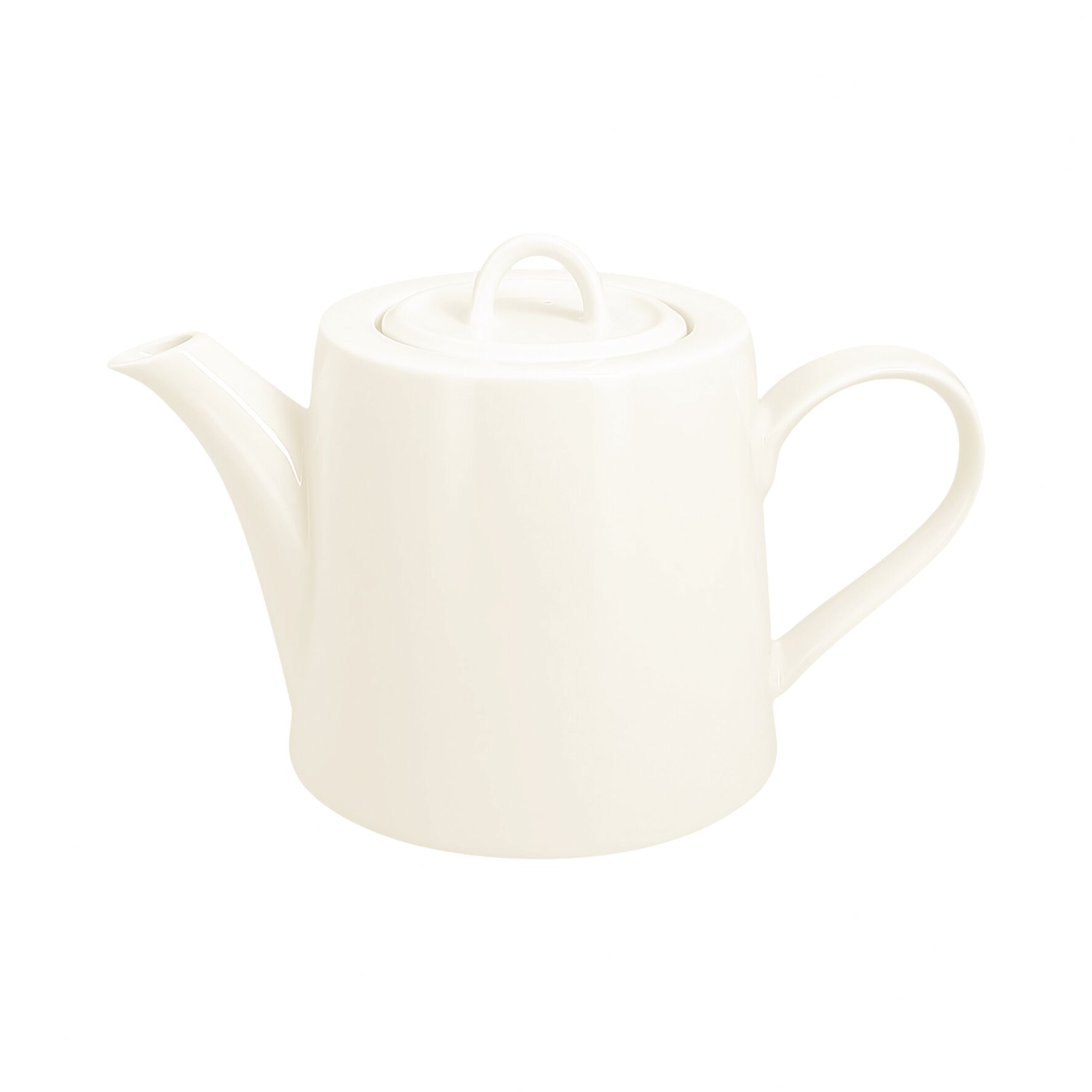 Teekanne mit Deckel 124 mm / 0,80 l Ivoris weiß Core