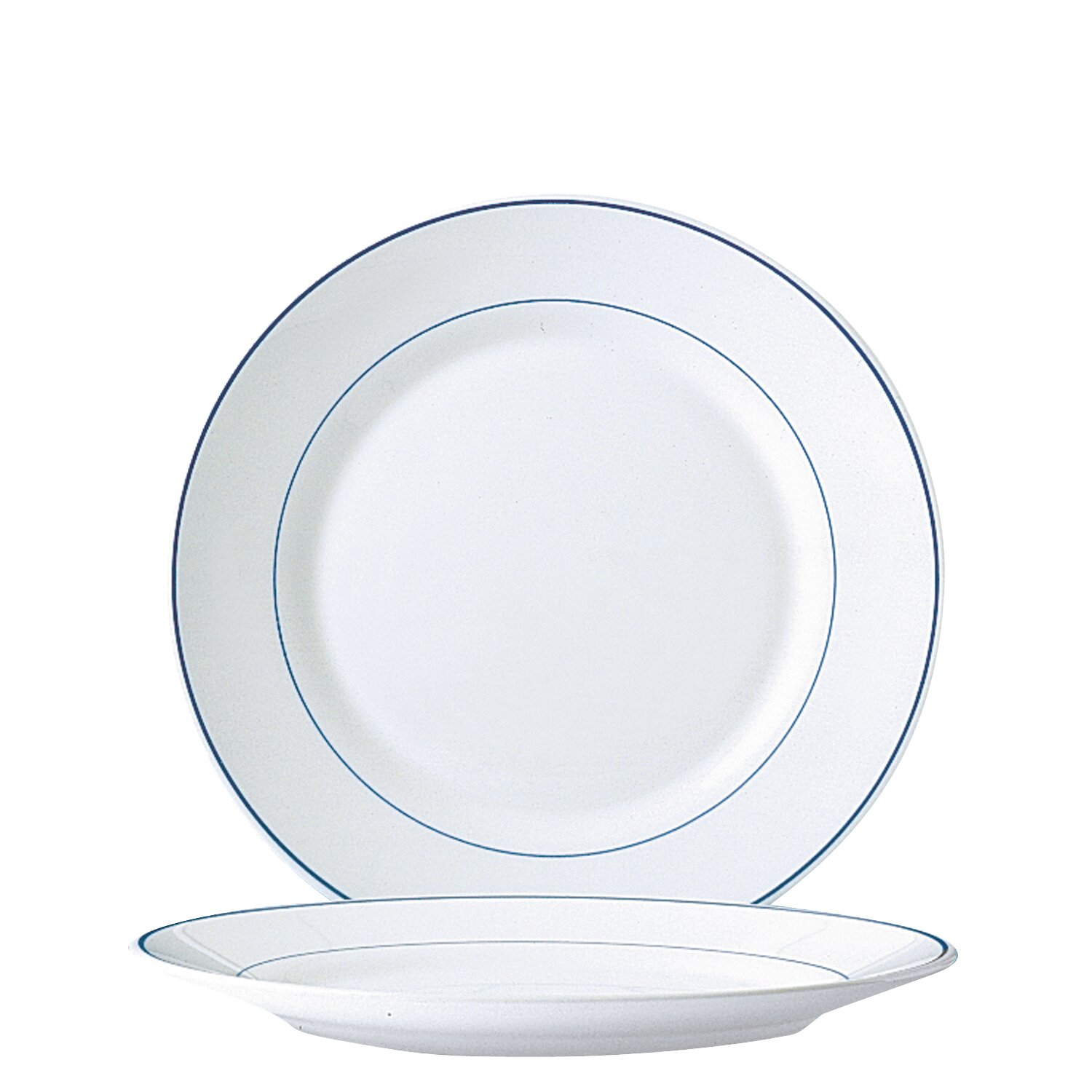 Teller flach 250 mm blue Restaurant Delft
