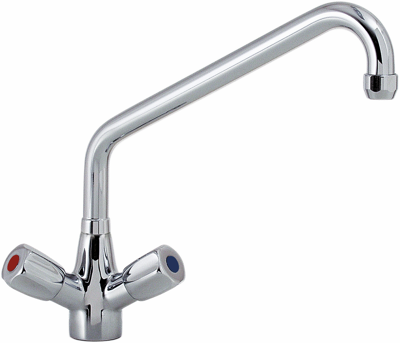 Einlocharmatur Mischbatterie mit Schwenkhahn Auslauf 300 mm, H=335 mm Einlocharmatur Mischbatterie mit Schwenkhahn Auslauf 300 mm, H=335 mm