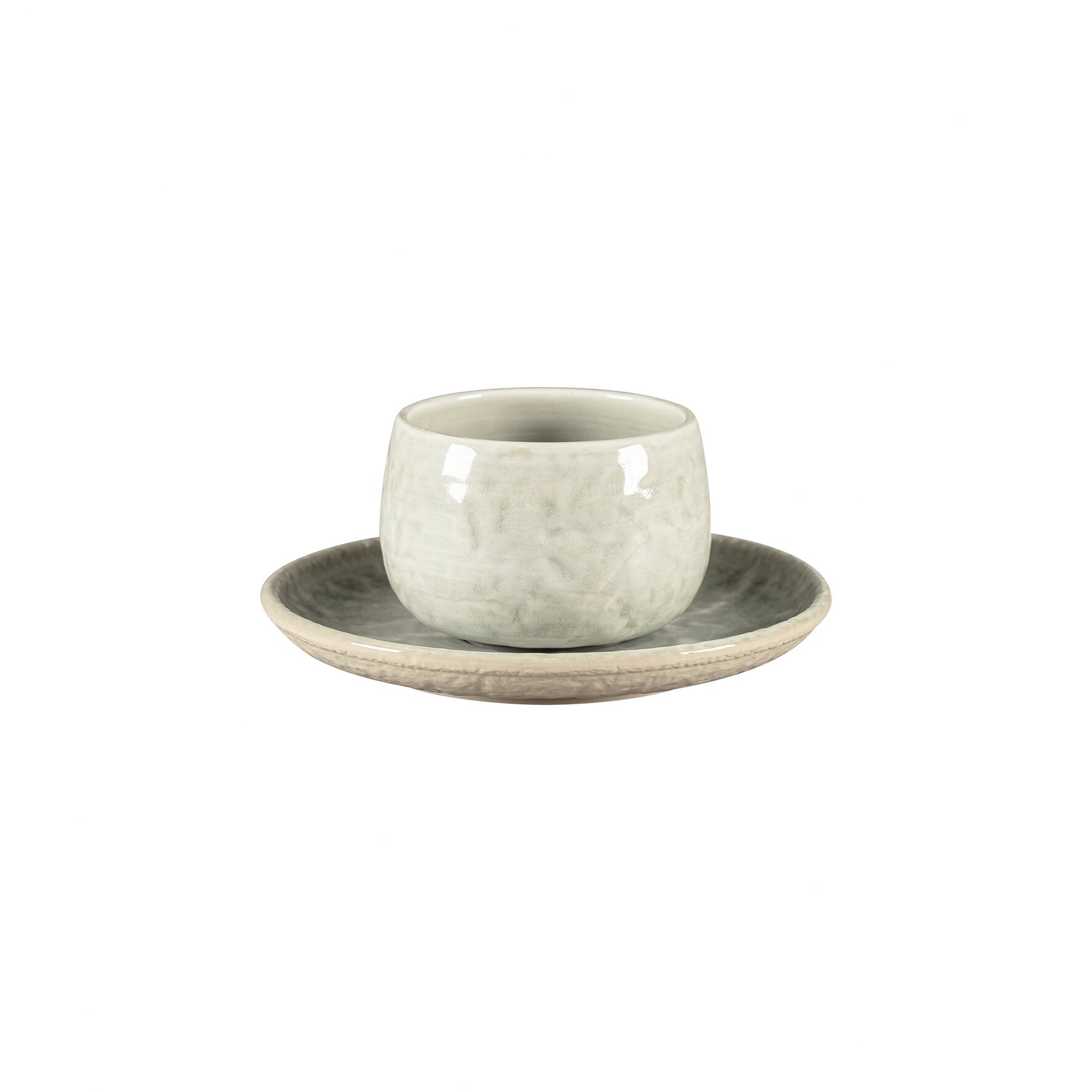 Tasse ohne Henkel 90 mm / 0,30 l Celadon green Krush Celadon Green