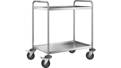 Servierwagen, mit 2 Borden, 90 x 60 x 95 cm