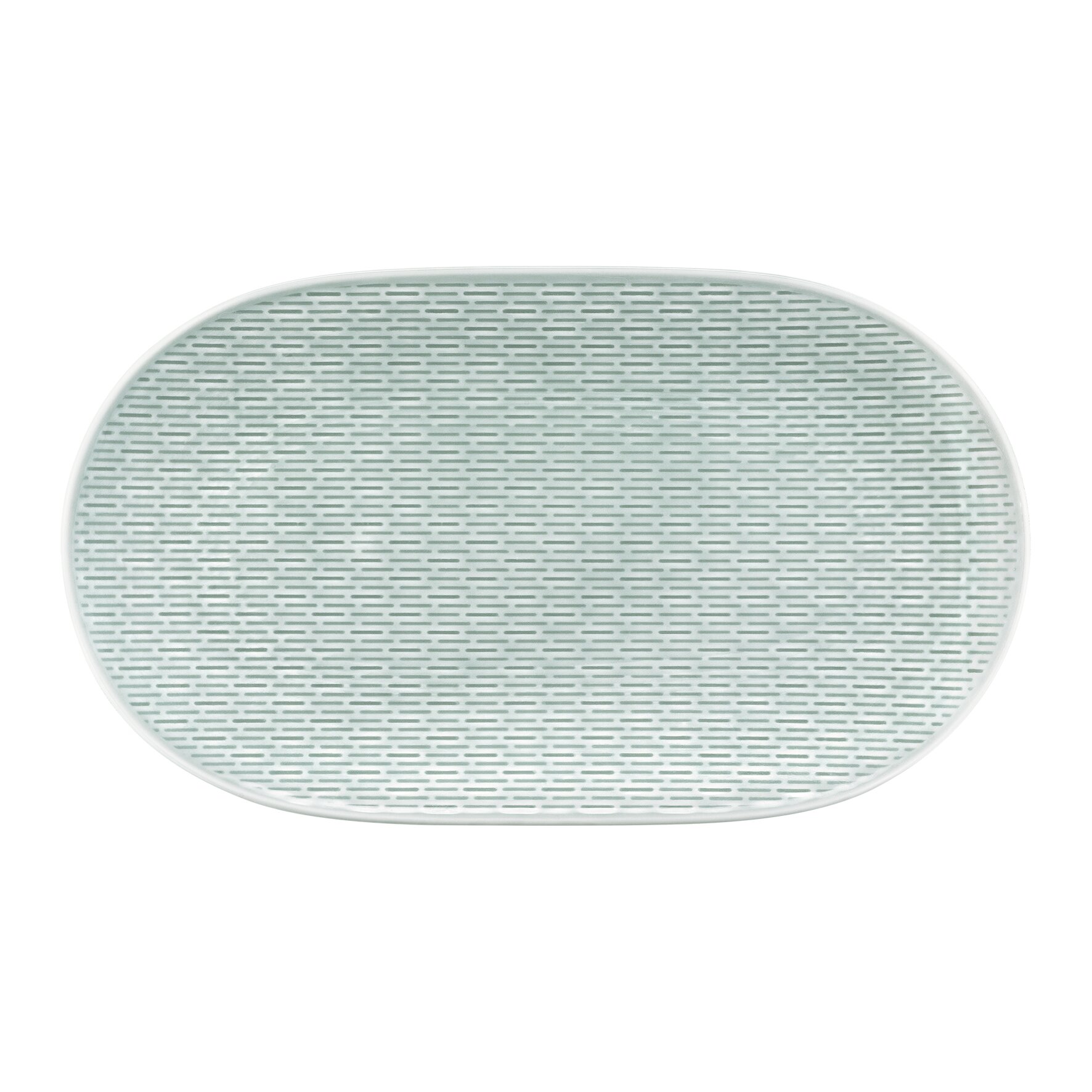 Coupplatte oval 373 x 222 mm / Relief