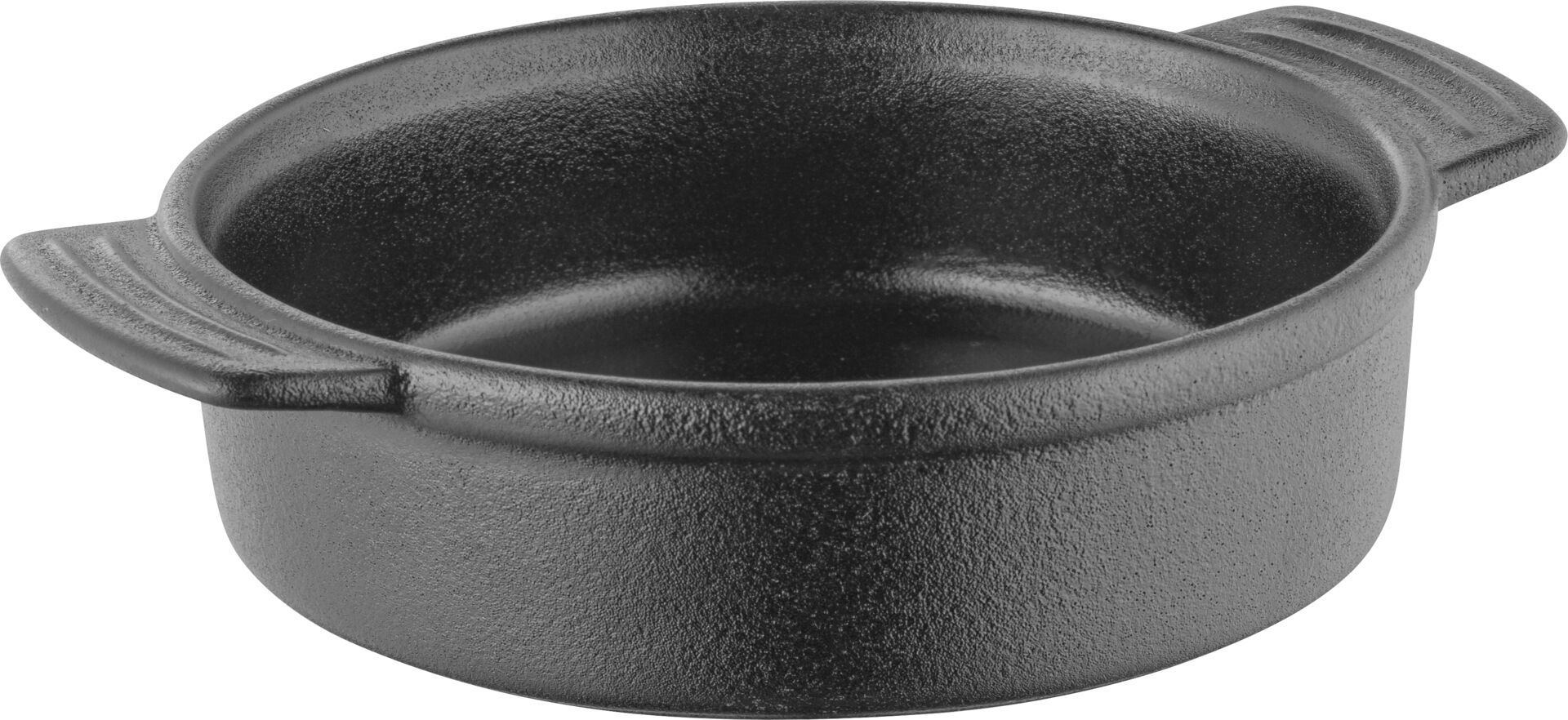 Porzellan Servierartikel "Java" rund  Ø 13,5x3,5cm, 2 Kurzgriffe