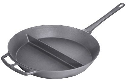 Riesenpfanne Mittelsteg, abnehmbarer Stiel, 80 cm