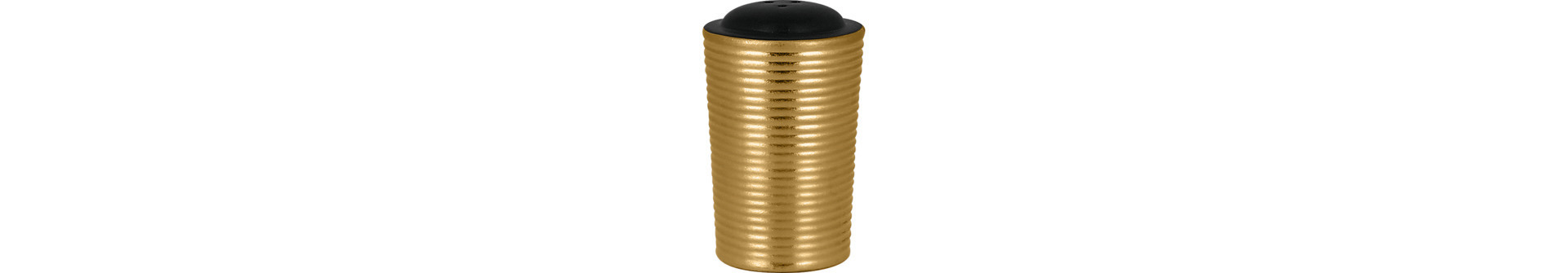 Salzstreuer 45 mm schwarz / gold