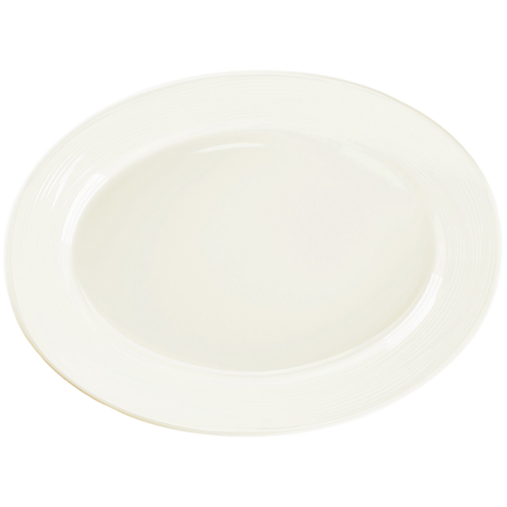 Teller oval 310 x 270 mm Ivoris weiß Core