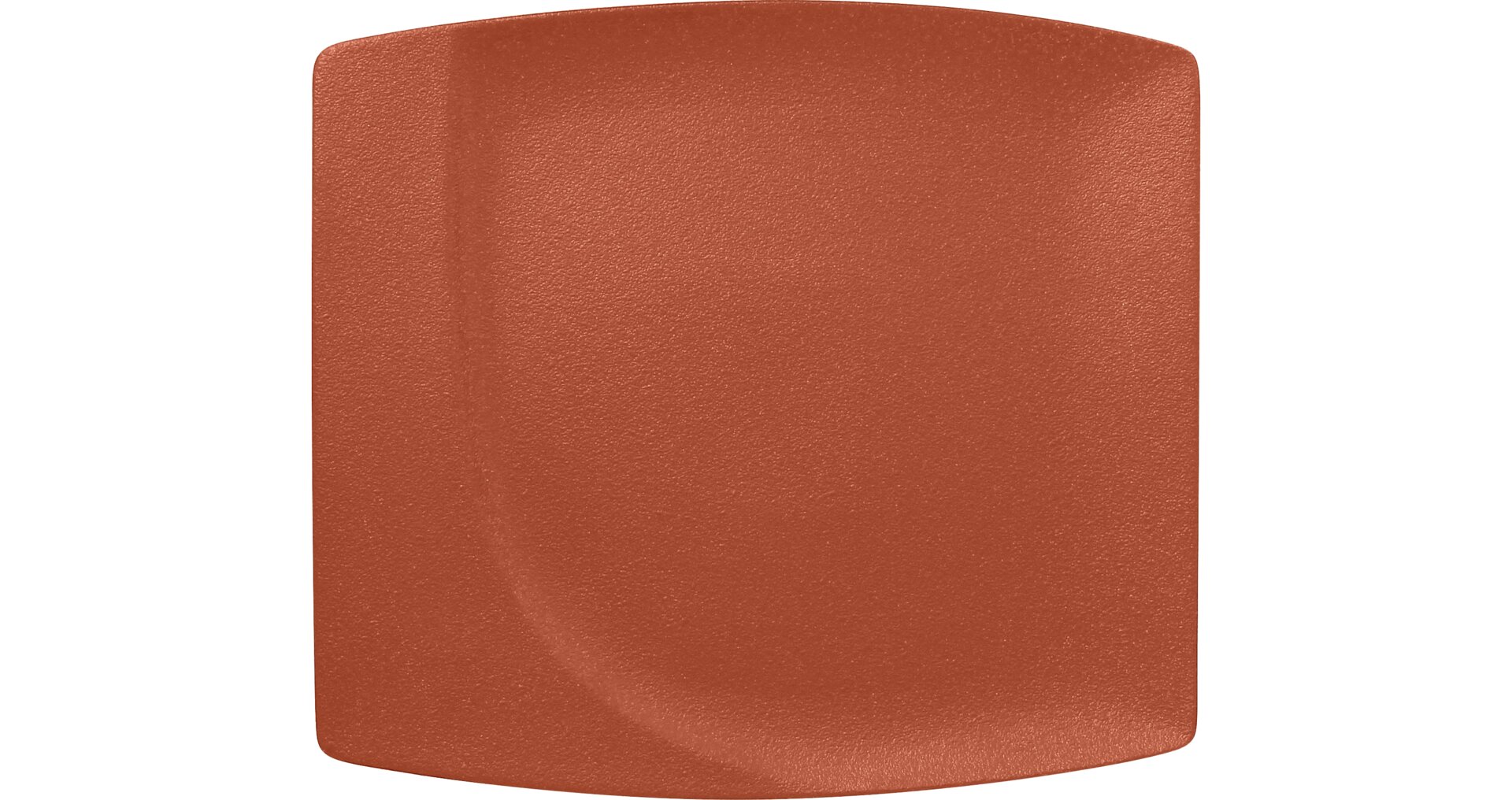 Teller flach quadratisch 320 x 290 mm terra Neofusion