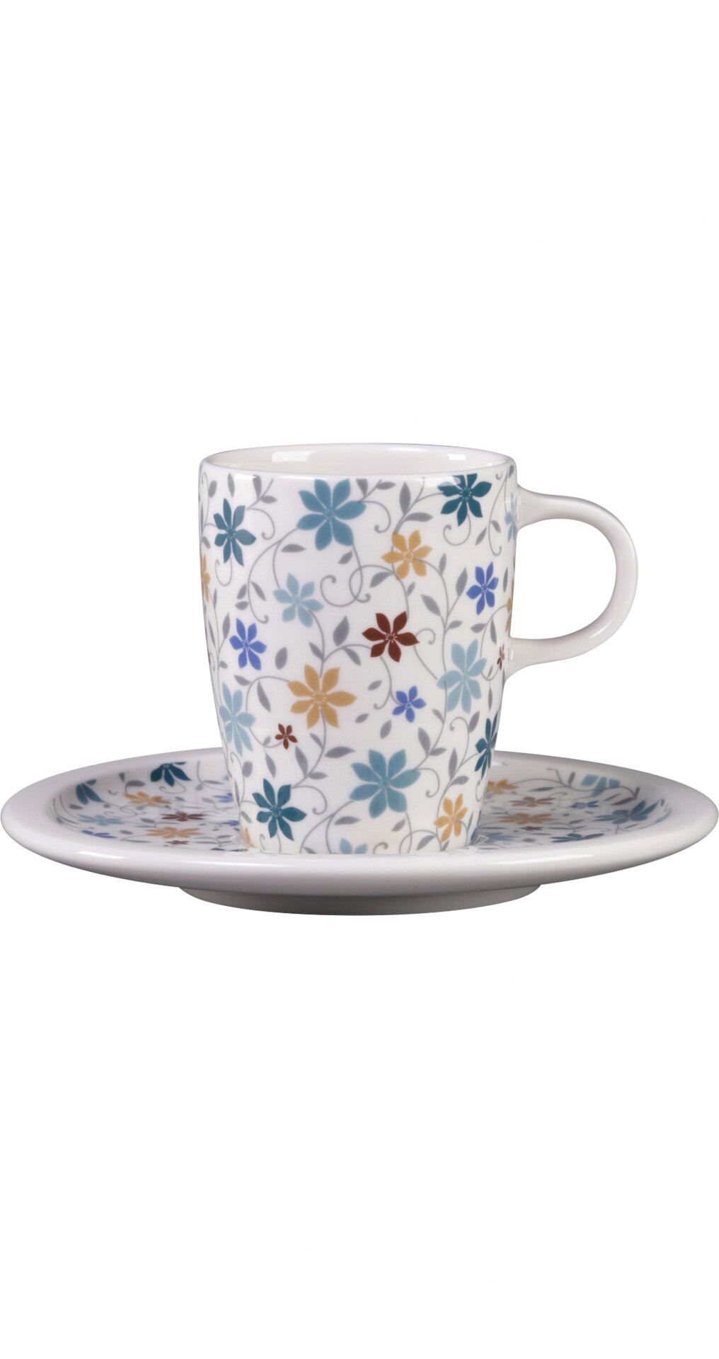 Kaffeetasse 70 mm / 0,20 l weiß mit mit Dekor Summer Ease Summer